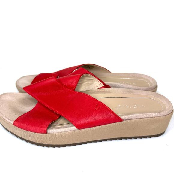 VIONIC Hayden Platform Slides Size 9 Slip On Comfort Sandal Flatform Summer - Picture 3 of 11